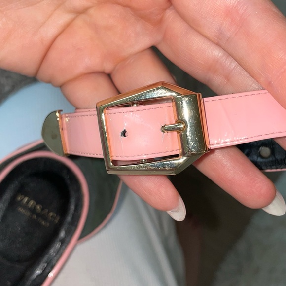 Pink Versace sandal heels - Picture 9 of 13